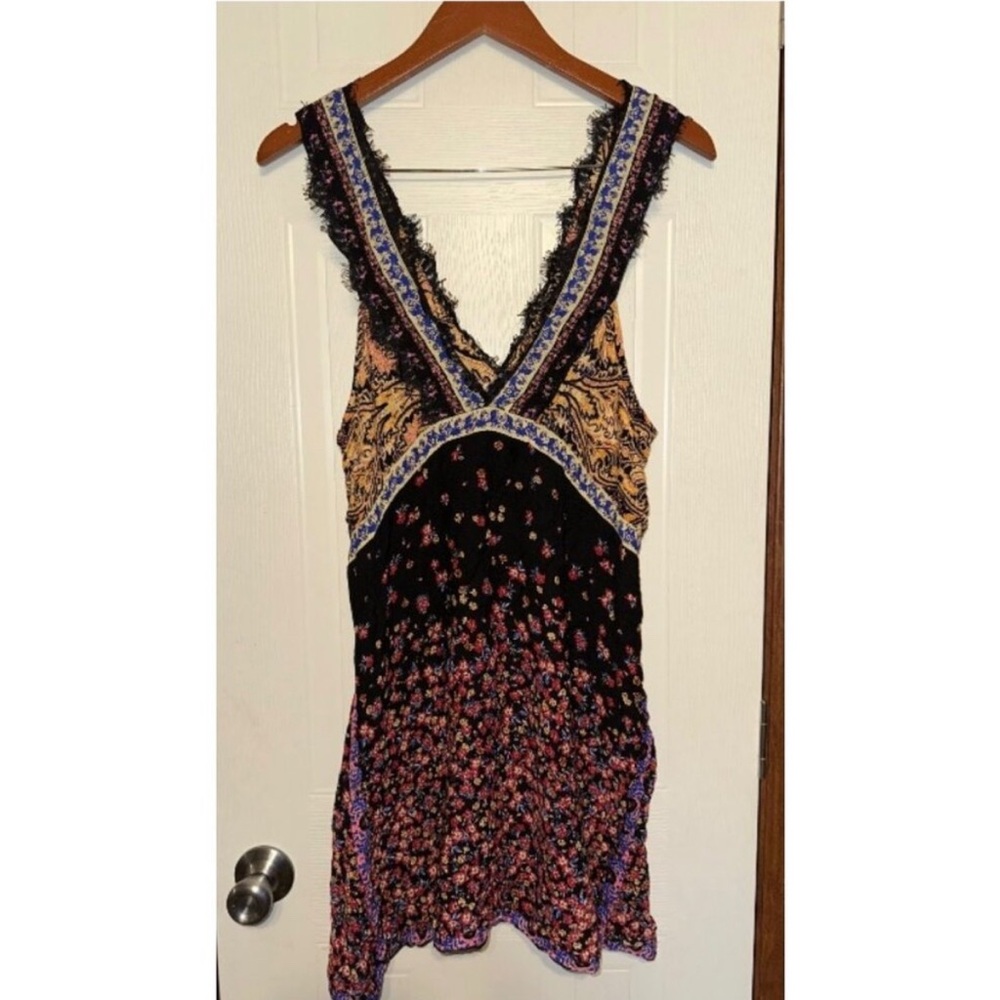 Free People East Willow Trapeze Dress